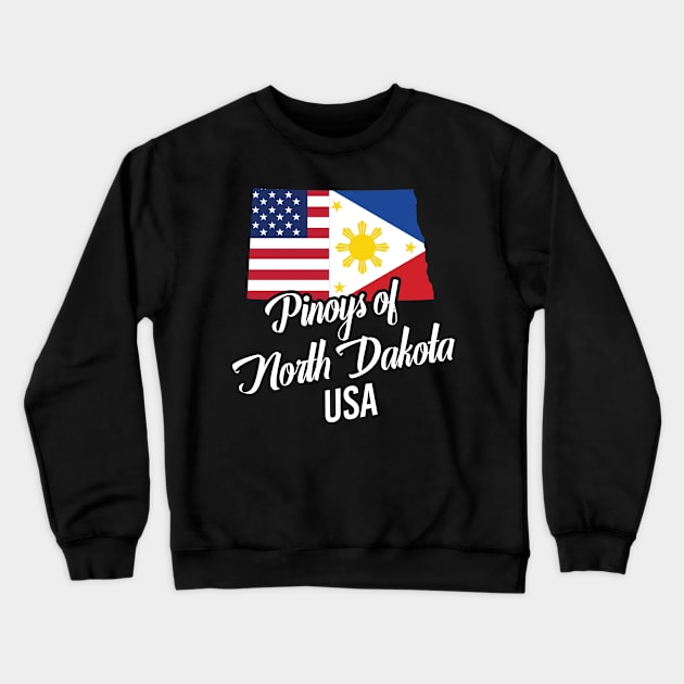 Filipinos of North Dakota Design for Proud Fil-Ams Crewneck Sweatshirt by c1337s